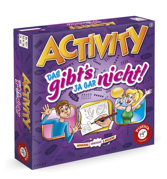 Piatnik 6692 - Activity - There's no such thing/The imaginative edition for parties and game evenings/Pantomime, drawing, explaining are in demand/660 new terms/Up to 16 players possible