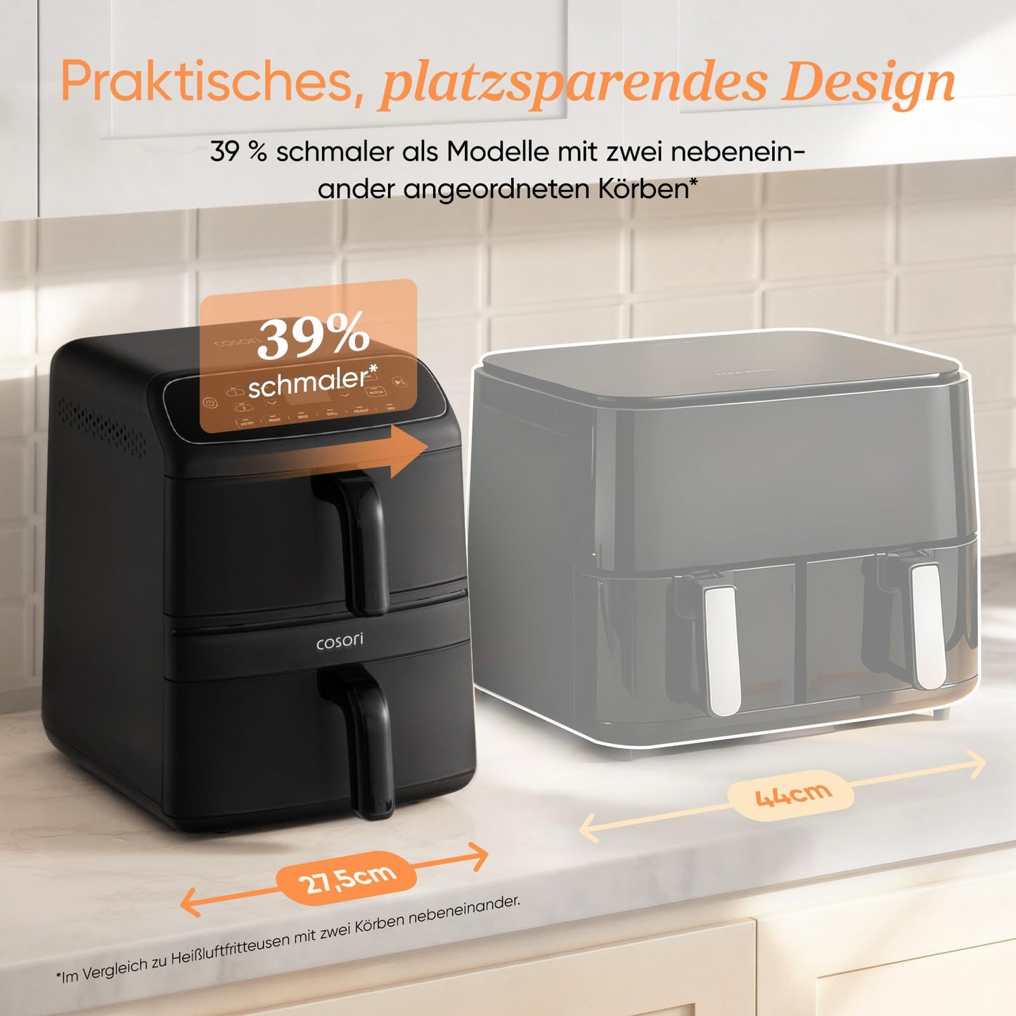 Cosori Airfryer, new generation 2026, exclusive TurboBlaze-Tech, 8.6 L - CAF-DC861-AEU