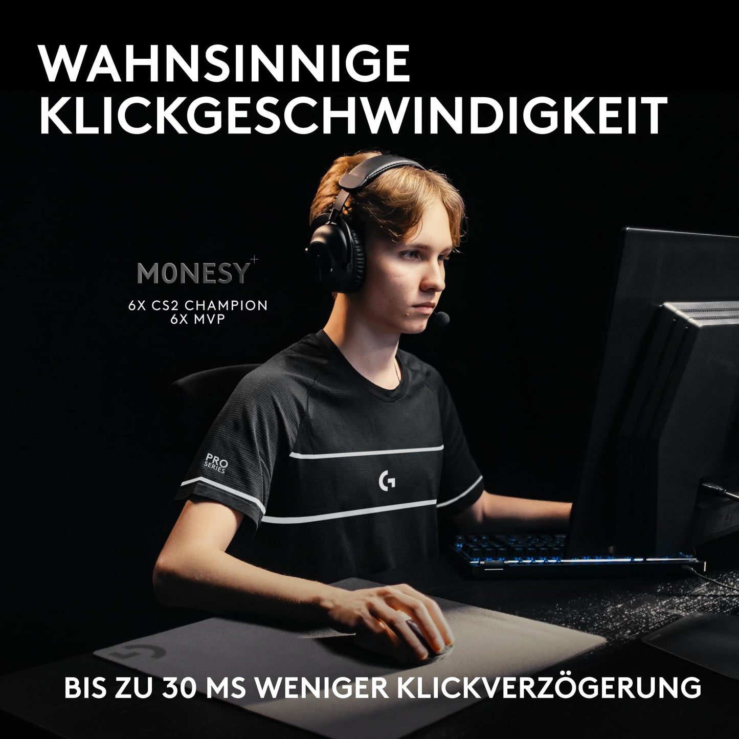 Logitech G Pro X Superlight 2 Dex Black