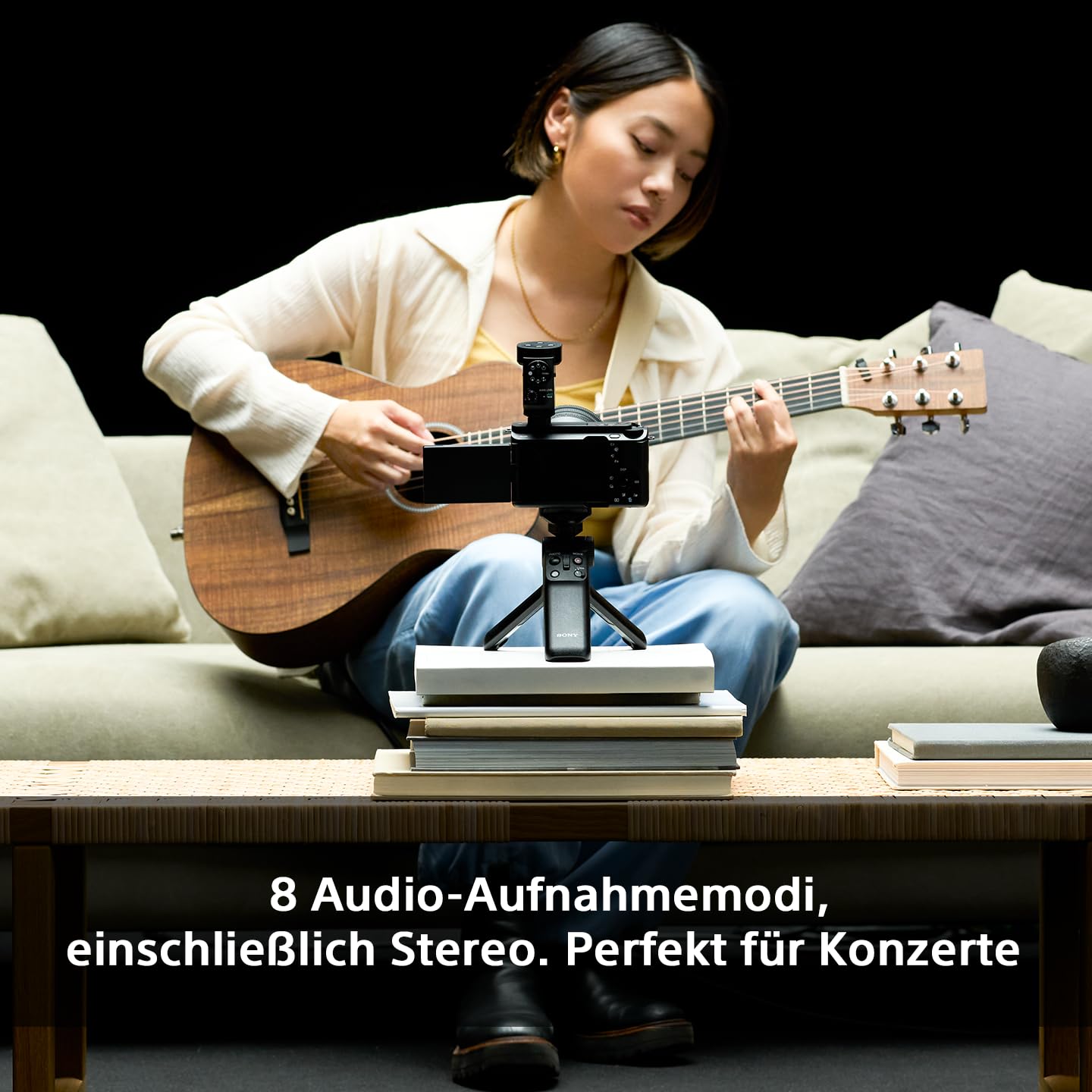 Sony ECM-M1, Wireless Shotgun Microphone, 8 Audio Recording Modes, Compact & Lightweight, Ideal for Cameras, Vlogs, Content Creation, Music, Streaming - VX9547
