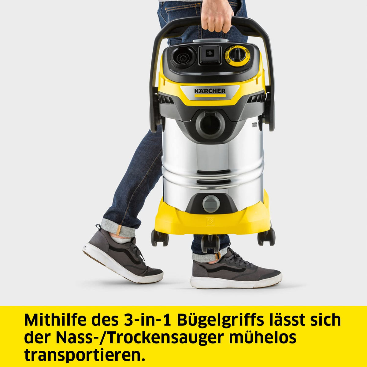 KÄRCHER Wet/Dry Vacuum WD 6 P S V-30/8/35/T, for maximum reach - 1.628-381.0