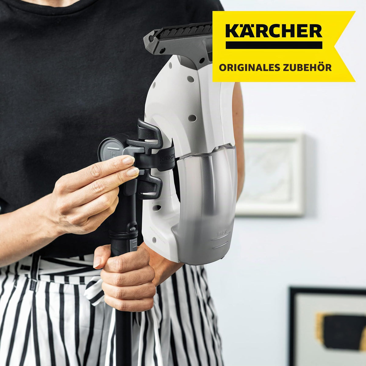 Kärcher Original Extension Set for Kärcher Window Vacuum Cleaner, 0.6 to 1.5 m - 2.633-144.0