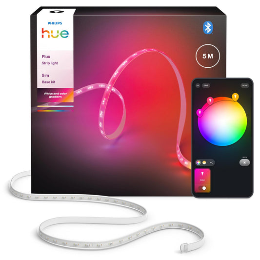 Philips Hue Flux LED-Lightstrip, iluminat interior, 5m - 929004610602