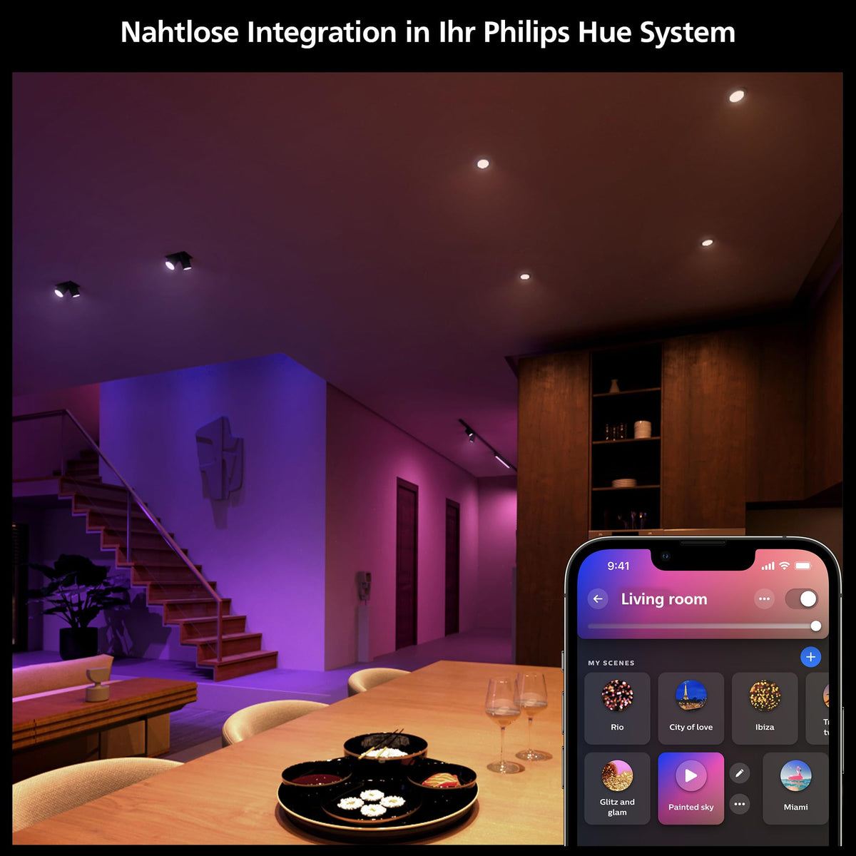 Philips Hue MR16 LED Lampă, pachet de 2 - 929003575302