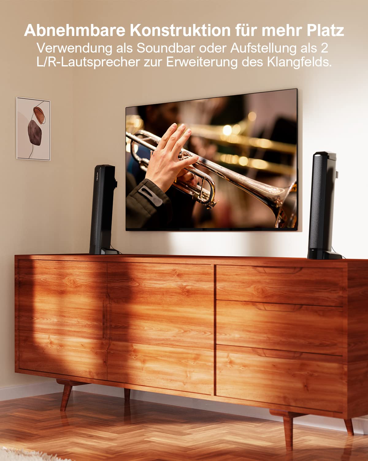 ULTIMEA Apollo S40 Pro 2.2 Soundbar for TV devices, divisible 2-in-1 soundbar - U3301