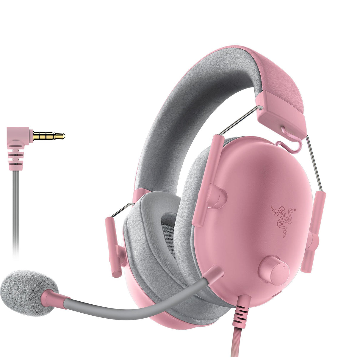 Razer BlackShark V2 X (PlayStation) - Wired E-Sports Headset for PlayStation 5 Console (250g, cardioid microphone, 50mm drivers, passive noise cancellation, 3.5mm jack) Quartz - RZ04-03241400-R3G1
