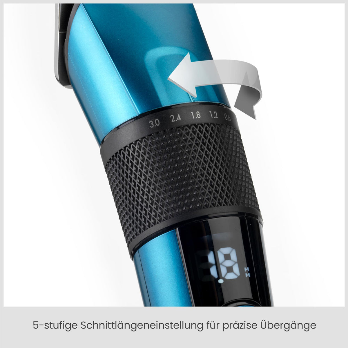BaByliss Japanese Steel Hair Clipper – Lithium battery, 160 minutes of runtime, 3 hours full charging time, includes hard case, black, E990E