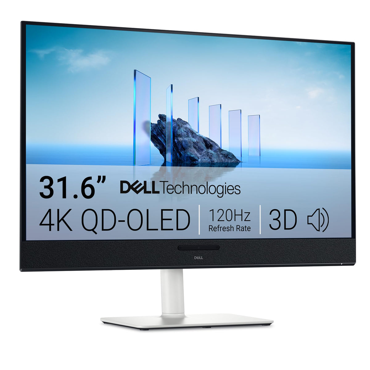 Dell 32 Plus Monitor - S3225QC, 4K UHD (3840x2160), 120Hz, QD OLED, 0.03ms