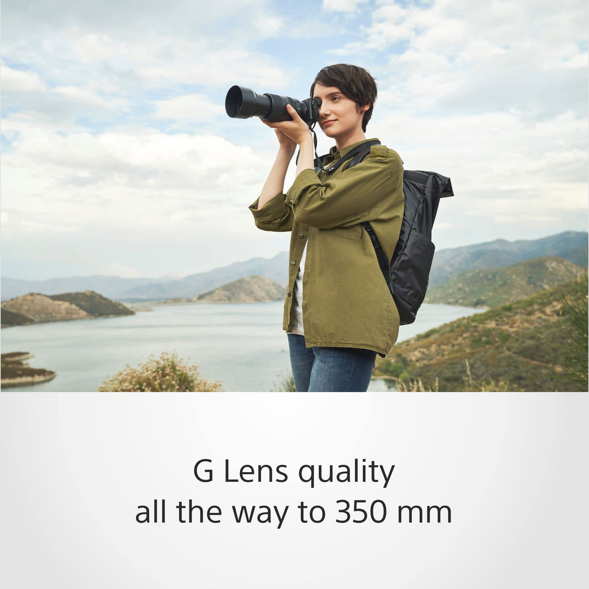 Sony SEL70350G – 70–350mm F4.5–6.3 G OSS Supertele-Zoom - SEL70350G.SYX