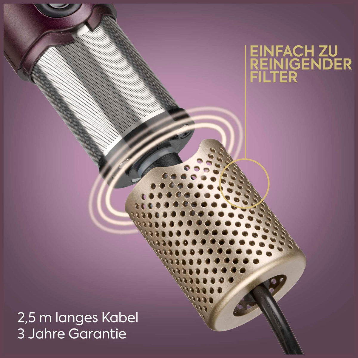 BaByliss Air Power Smooth - Styling pentru păr umed și uscat, AS6400E