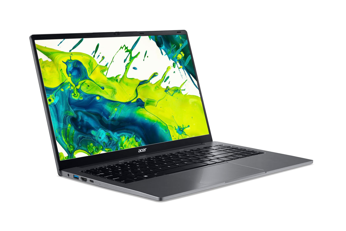 Acer Aspire Lite 15 (AL15-47P-R0L1) Laptop, 15.6" FHD IPS Display, AMD Ryzen 3 5400U, 8 GB RAM, 512 GB SSD, AMD Radeon Graphics, Windows 11, QWERTZ Keyboard, gray - NX.DRPEG.001