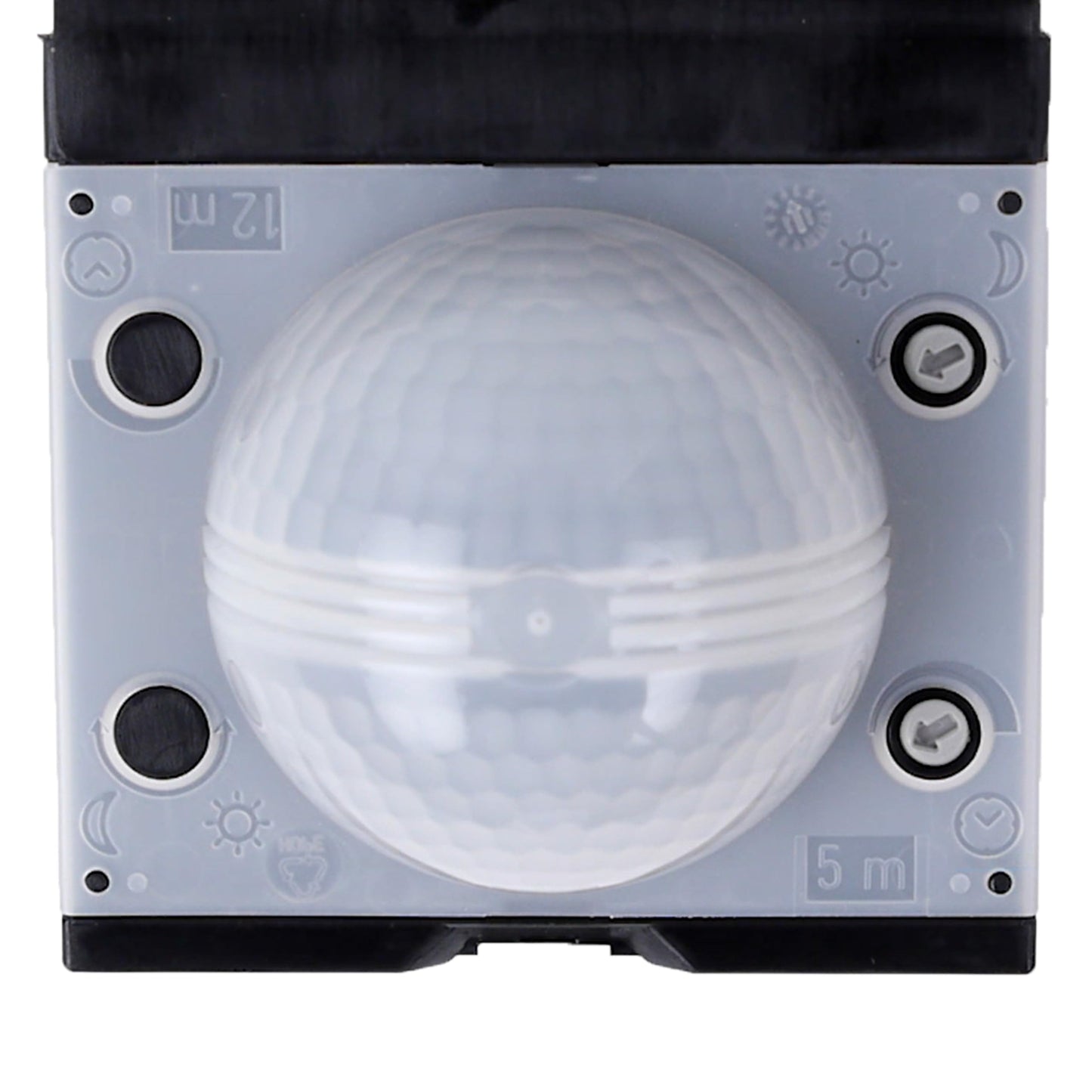 Steinel motion detector IS 180-2 black, 180° infrared motion sensor, twilight sensor for indoor and outdoor use - 603113