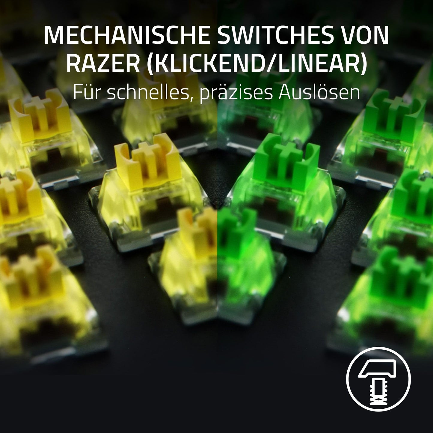 Razer BlackWidow V4 Green Switch (RZ03-04690100-R3M1)