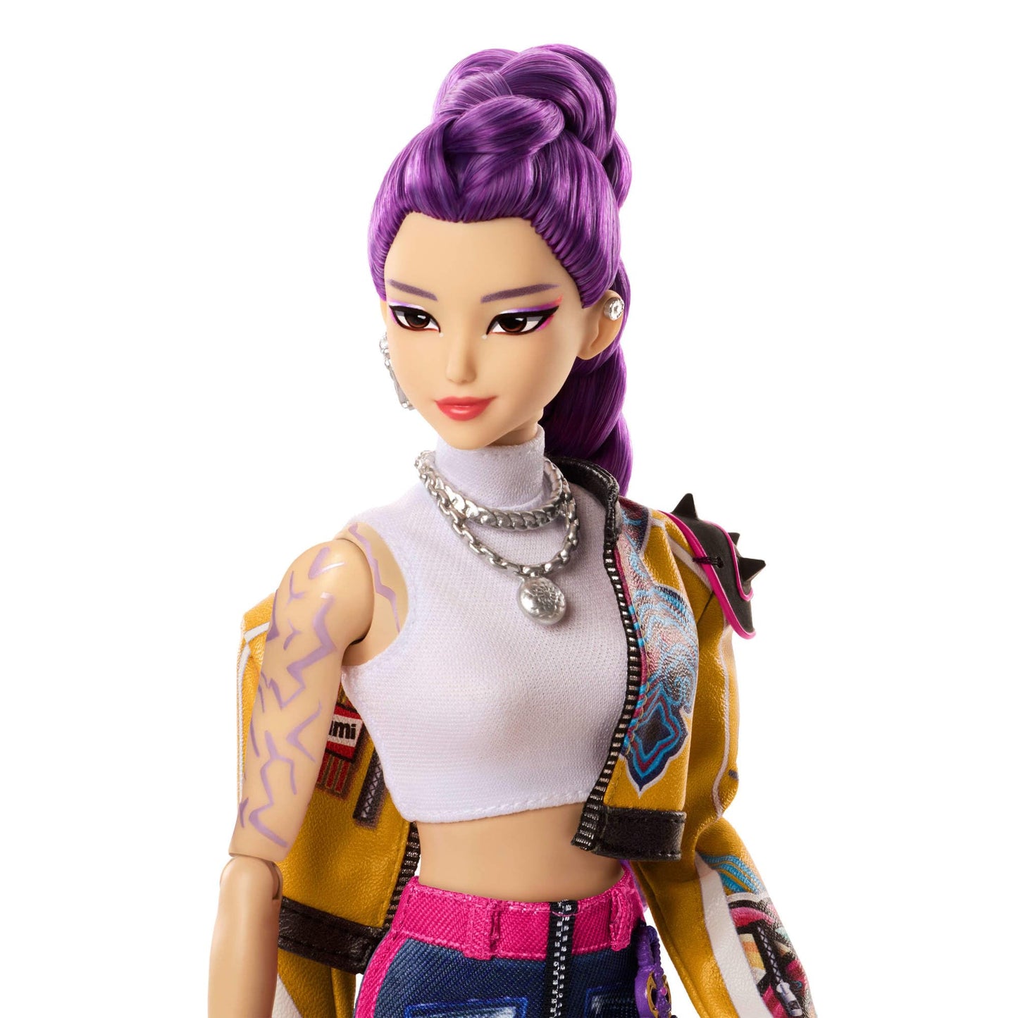 Mattel KPop Demon Hunters HUNTR/X Rumi Fashion Doll in How It's Done Stage Outfit with Sword Accessory, JRN35