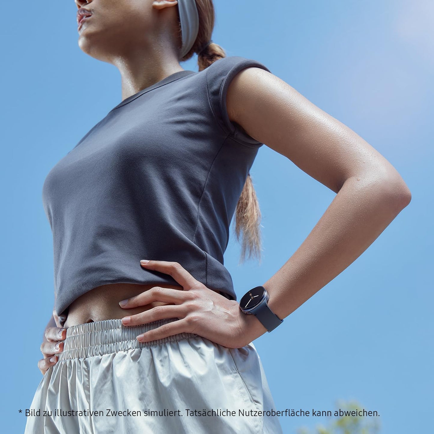 Samsung Galaxy Watch8 Smartwatch with Galaxy AI, Fitness Watch and Fitness Tracker, Sport Band, Wellness and Sleep Coaching, 44 mm, LTE, Graphite, 3 Year Manufacturer's Warranty - SM-R8