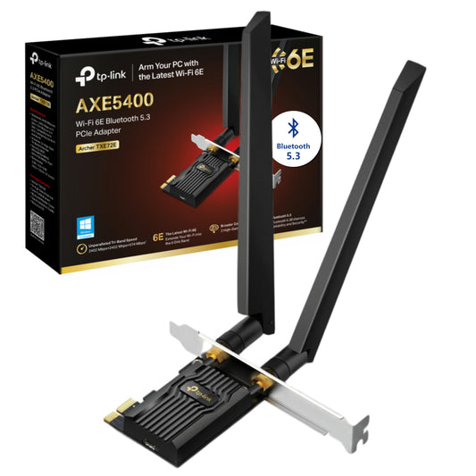 TP-Link Archer TXE72E AXE5400 Wi-Fi Adapter 6E Bluetooth 5.3 PCIe 6GHz 2402Mbps