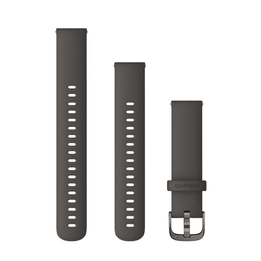 Brățară Garmin cu schimbare rapidă de 18mm, compatibilă cu anumite modele din seriile Forerunner, Venu, vivoactive și Legacy Hero, accesoriu original - 010-12932-0E