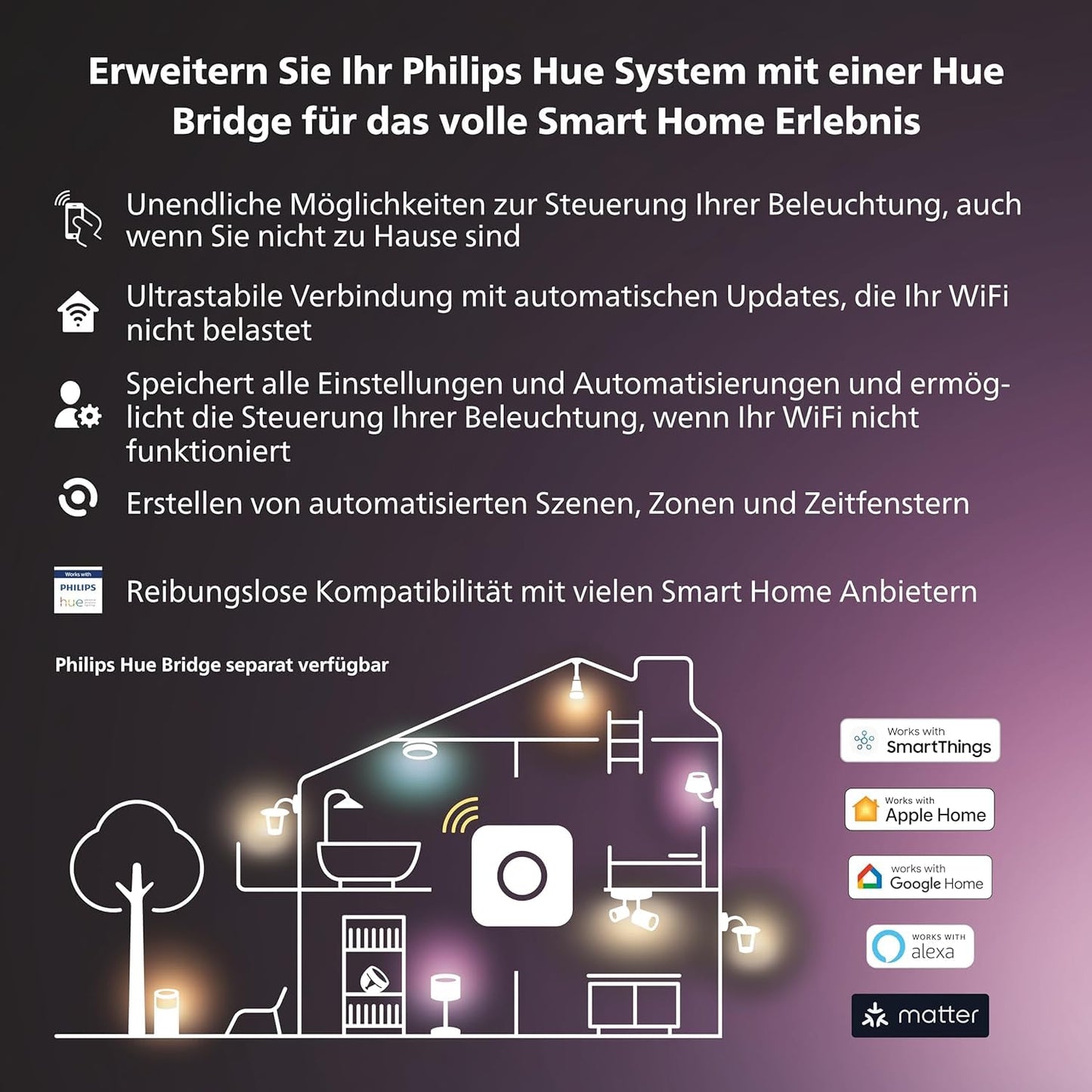 Philips Hue White & Color Ambiance GU10 LED spot pack of 3 (350 lm), dimmable LED lamps for the Hue lighting system with 16 million colors, smart light control via voice and app - 929001953115