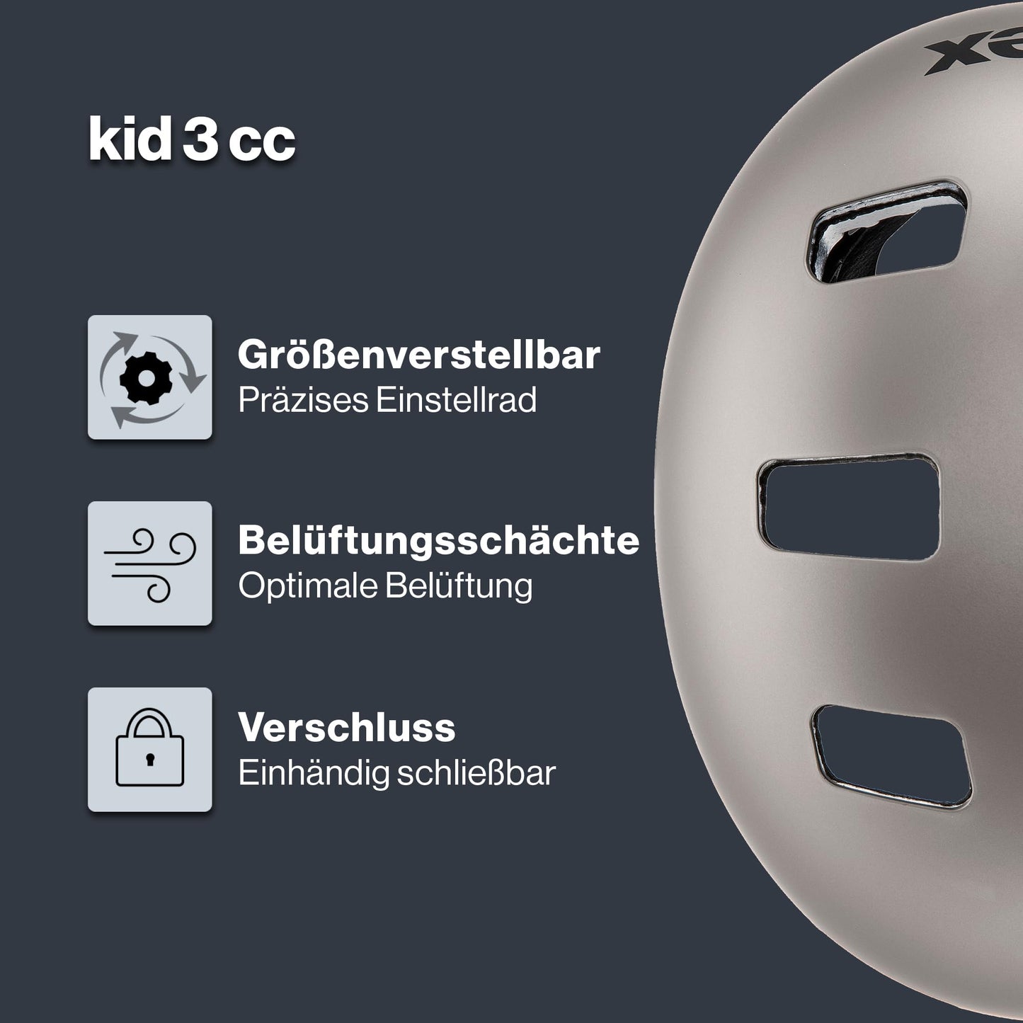 uvex Kid 3 cc - robust children's helmet for children - individual size adjustment - optimized ventilation - Oak Brown-Octopus matt - 51-55 cm - S414972
