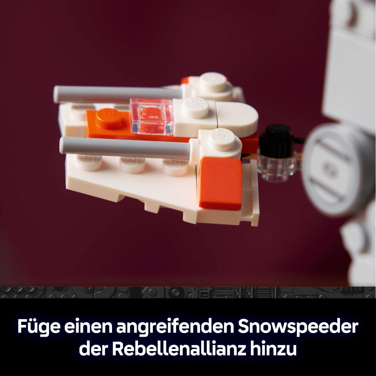 LEGO Star Wars 75440 AT-AT - model building set for adults - with snowspeeder, stand & name plate - DIY decoration for the shelf - gift for fans of The Empire Strikes Back