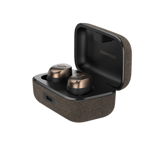 Sennheiser MOMENTUM True Wireless 4, wireless Bluetooth headphones, Bluetooth 5.4, noise canceling, comfortable design, 30 hour battery life, adaptive ANC, LE Audio, Auracast, black copper - 700367