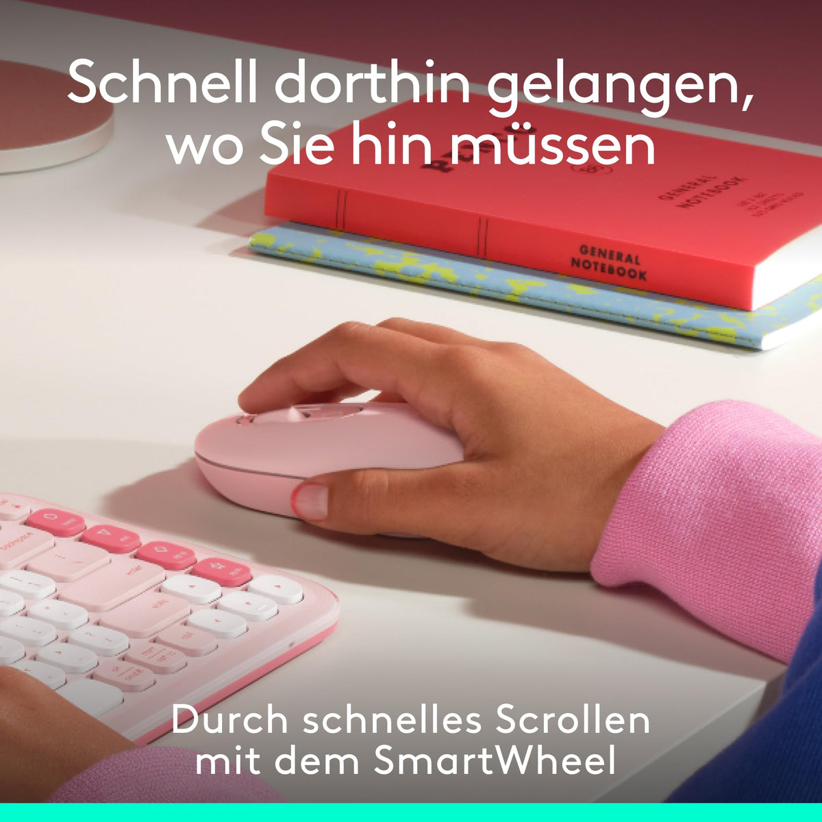 Logitech POP Mouse, mouse Bluetooth compactă și mobilă fără fir - 910-007413