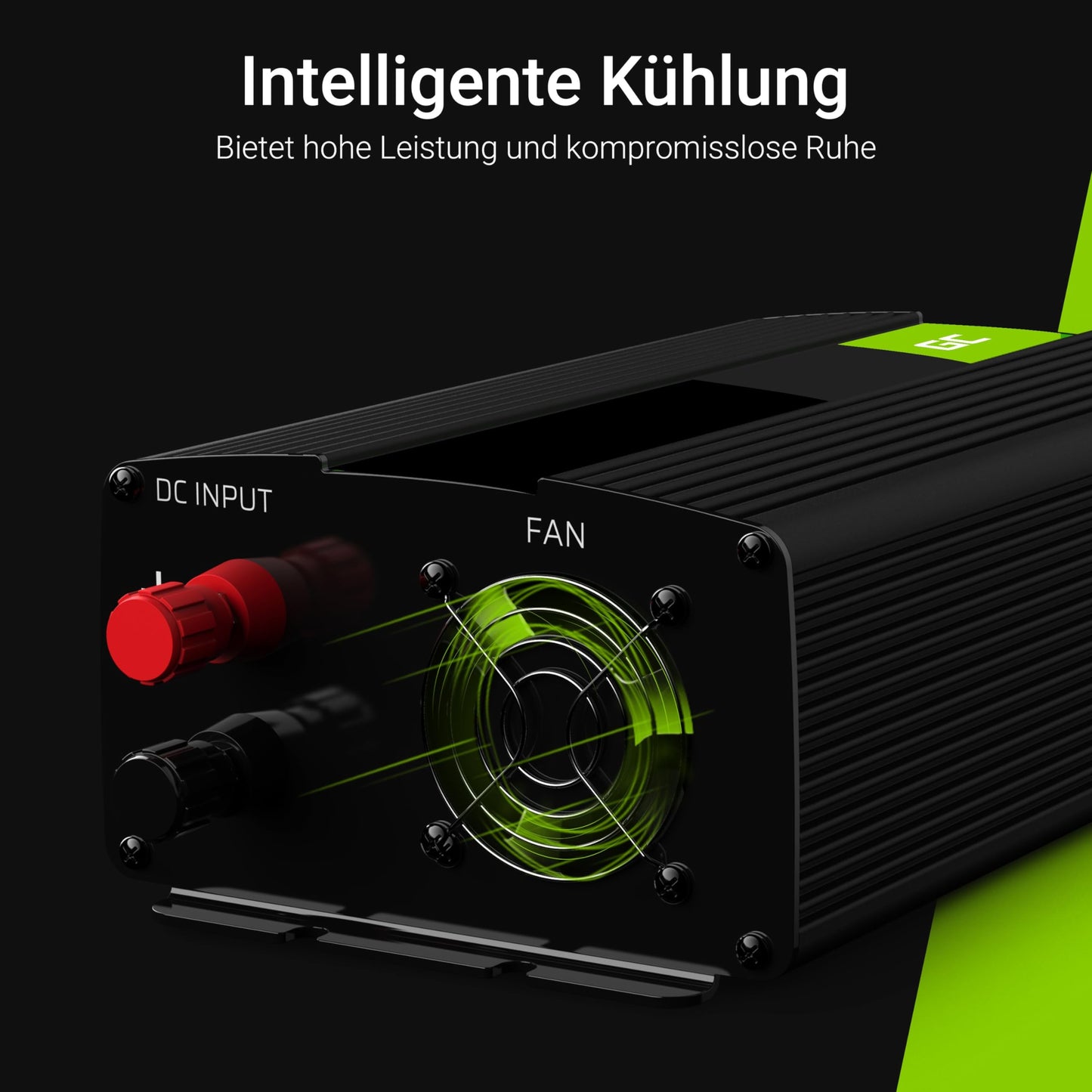 Green Cell 300W/600W DC 12V to AC 230V Pure Sine Wave Voltage Converter UPS UPS Inverter Current Converter Power Bypass Solar Inverter DC AC for supplying pumps in central heating ovens