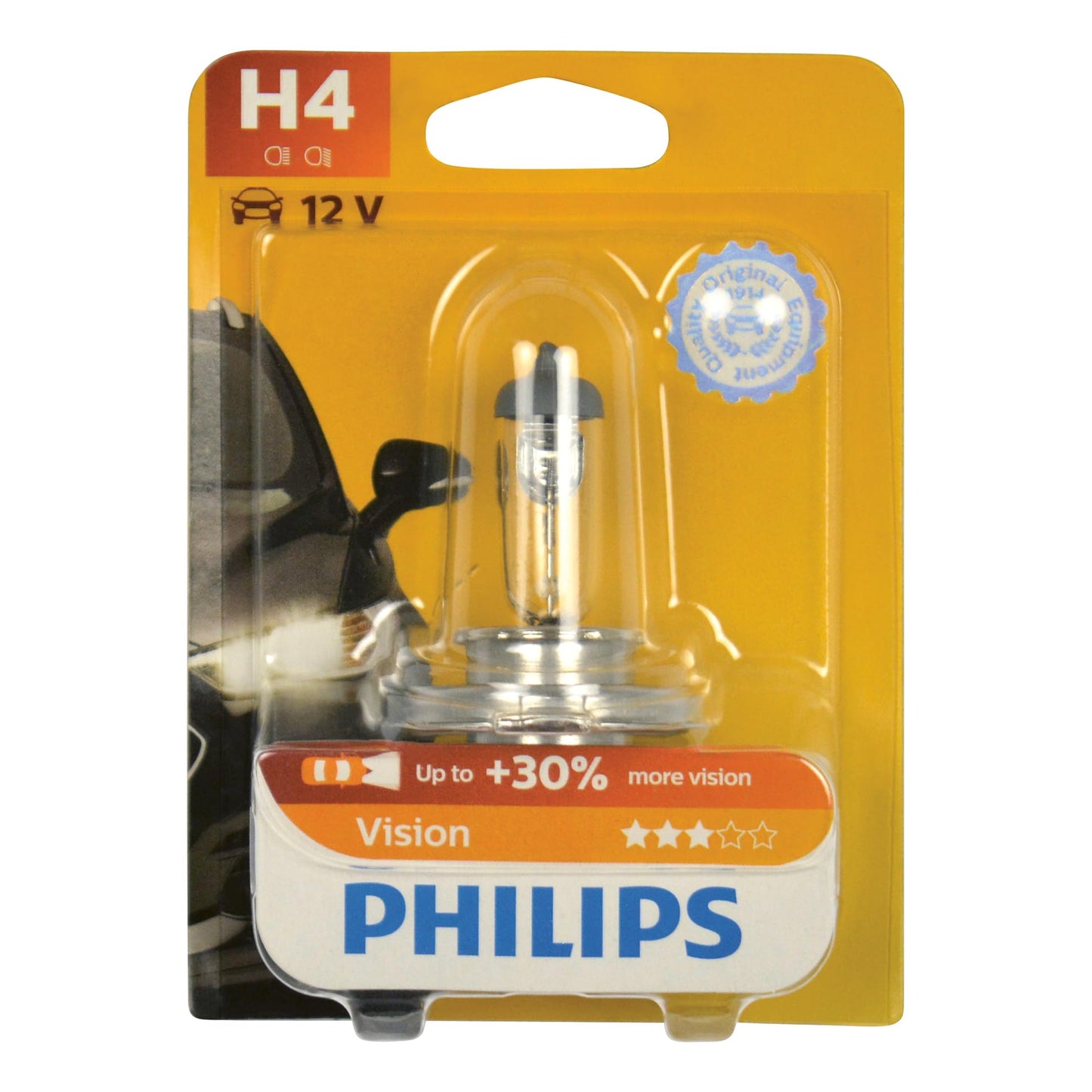 Philips 12342PRB1 Vision +30% H4 headlight bulb 12342PRB1 - 0730010