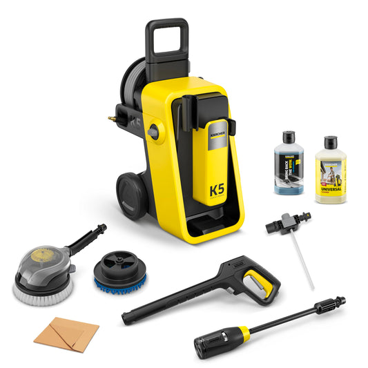 Kärcher High Pressure Cleaner K 5 Comfort Premium Car, 145 bar, 500 l/h, 40 m²/h, Hose Reel, Multi Jet, Electric - 1.324-807.0