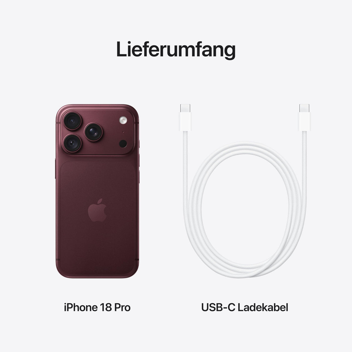Apple iPhone 18 Pro 2 TB - Burgundy - MJT54ZD/A