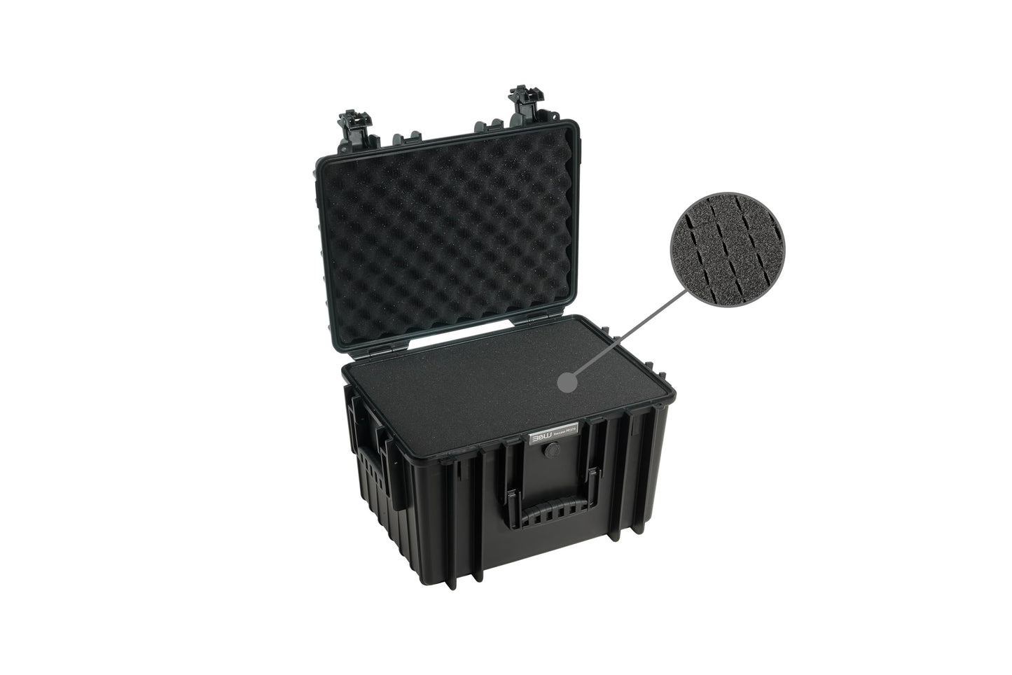 B&W International multi-purpose case Outdoor 5500 (PP.379) black - with cube foam - waterproof (IP67), dustproof, impact-resistant, extremely robust - 5500/B/SI