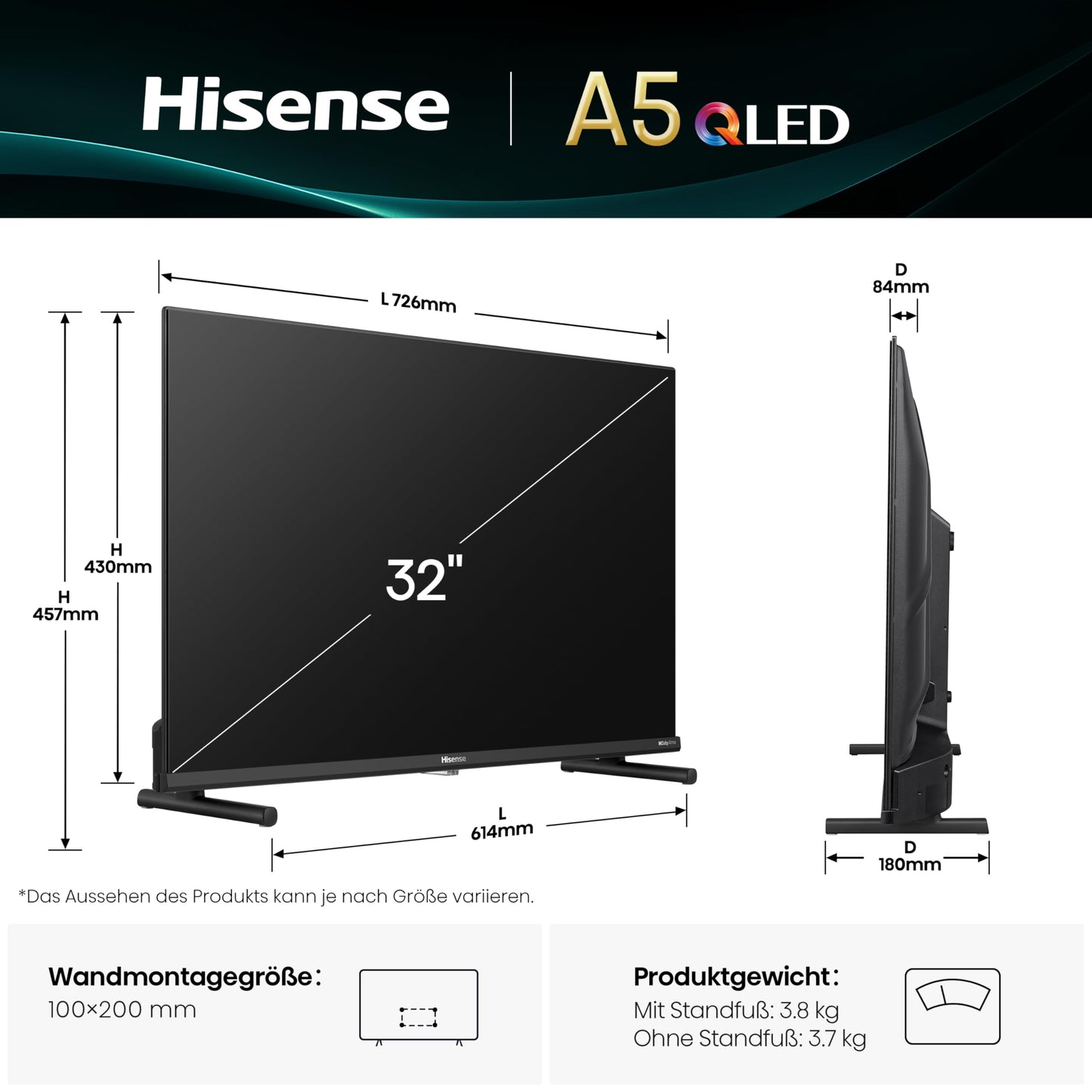 Hisense 32A5Q Fehrnseher