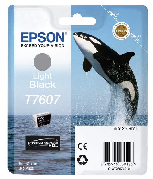 Cartușe de cerneală Epson T76074010, 26 ml, negru deschis - EP53912
