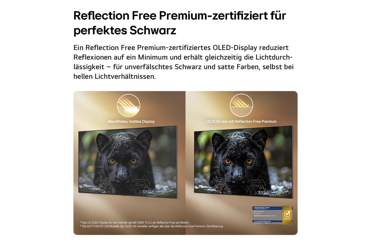 LG OLED55G67LW 4K OLED Evo AI TV, 55 inches, α11 Gen3 processor, webOS 26, 120Hz, VRR up to 165Hz, model year 2026, energy class E