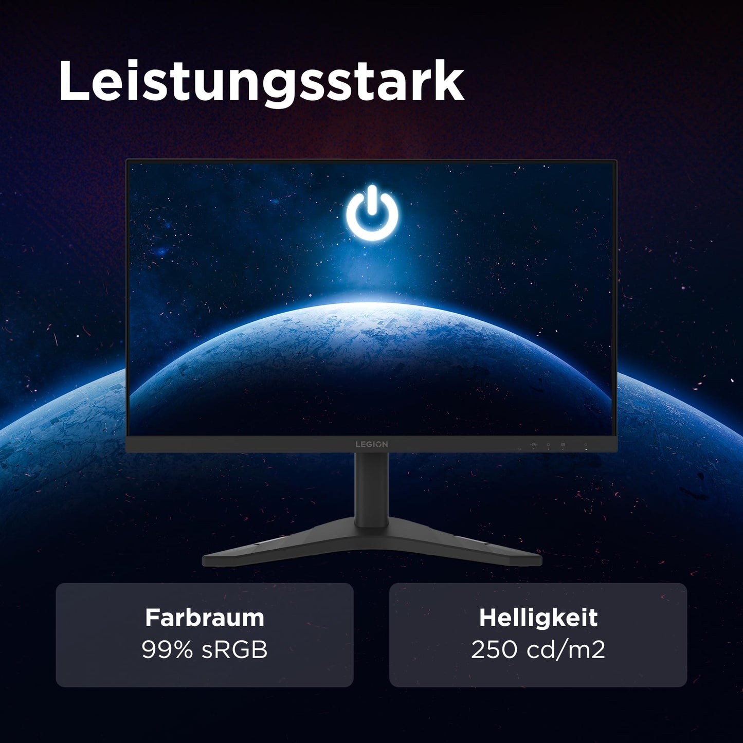 Lenovo Legion R24s | 24" Full HD Gaming Monitor - 68CBGAC2E5