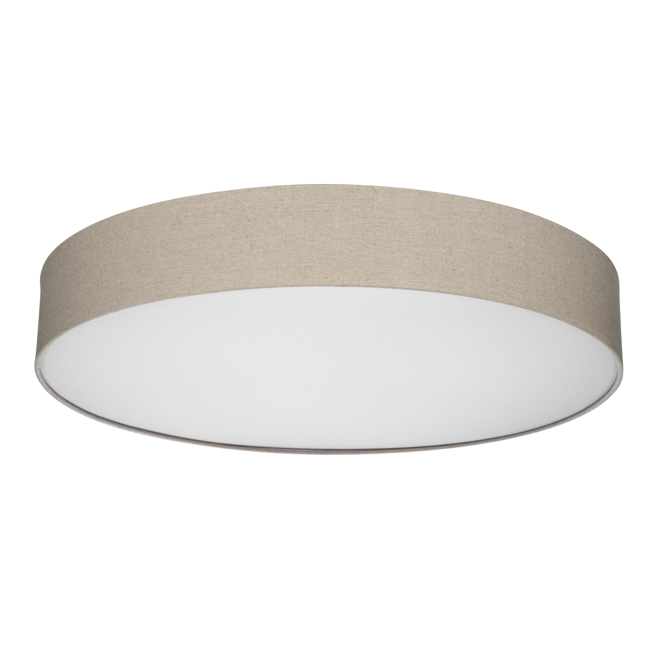 REV ceiling lamp - ceiling light for bedroom, living room & kitchen around 70cm with fabric lampshade in a vintage look, taupe - 2021117010