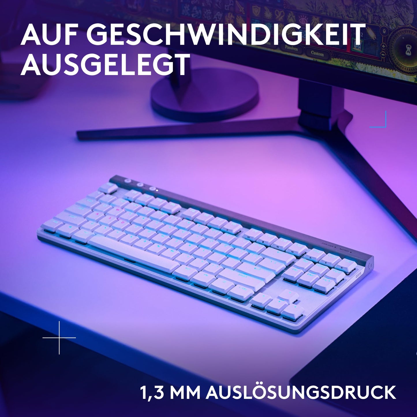 Logitech G G515 Lightspeed TKL wireless flat gaming keyboard - 920-012543