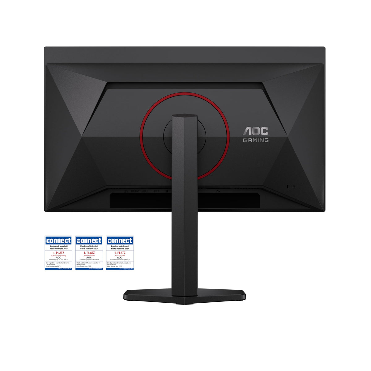 AOC Q27G4SDR Monitor de gaming de 27 inch WQHD cu Hub USB, 360Hz, panou QD-OLED, 0.03ms GtG, HDR400 TrueBlack, compatibil G-Sync, ajustare pe înălțime, (2560x1440 HDMI 2X 2.1 DP 1x 1.4) Negru