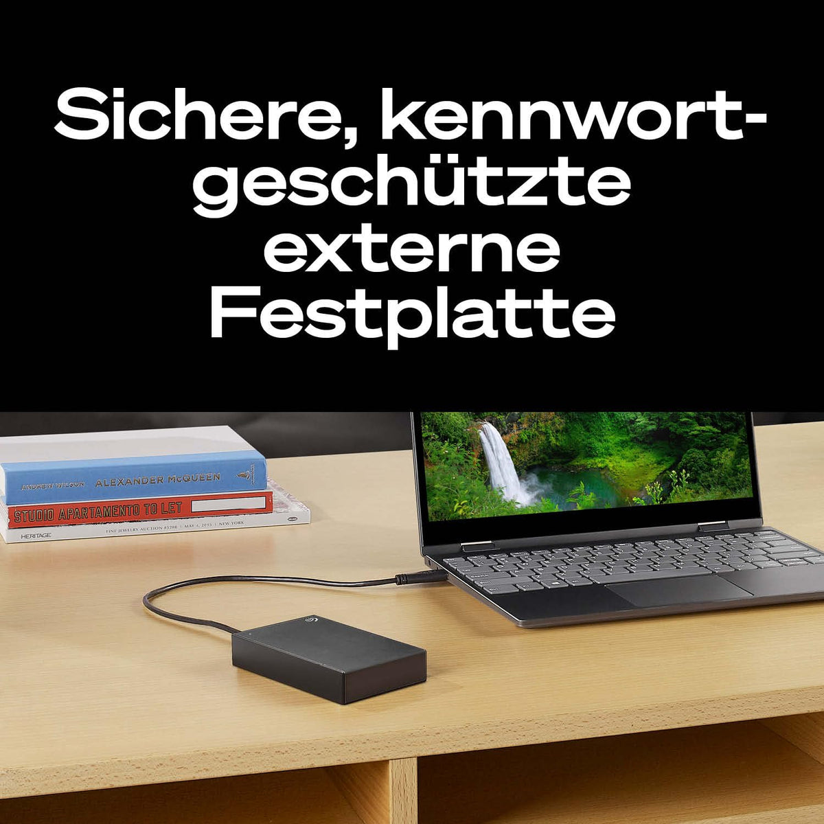 Seagate 1TB One Touch External Portable Hard Drive | USB 3.0 (STKY1000404)