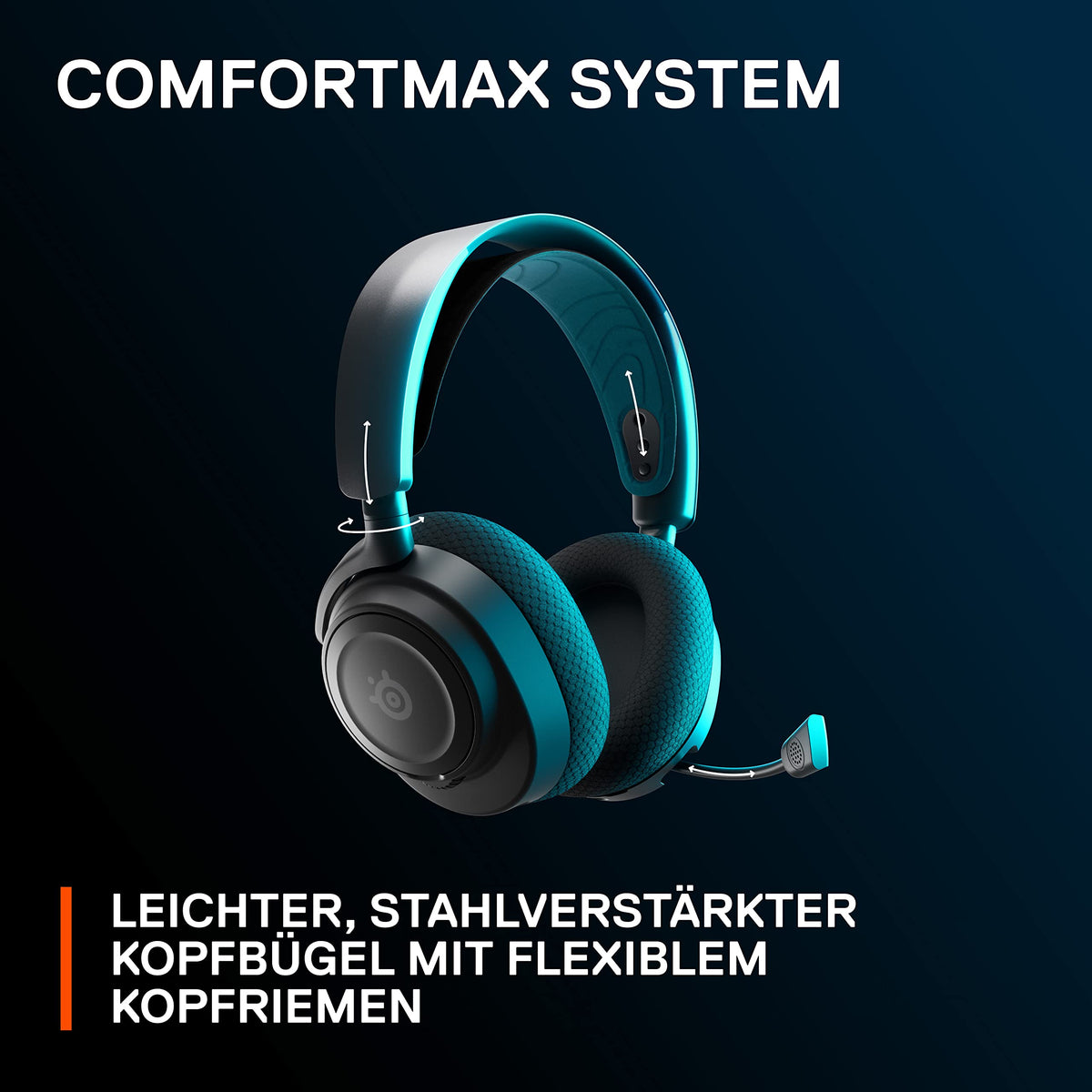 SteelSeries Arctis Nova 7P Wireless Multi-Platform Gaming Headset – PS5, PC – Magnetic Neodymium Drivers – 2.4 GHz + Mixable Bluetooth Sound – 38 Hours Battery Life – ClearCast Gen 2 AI Microphone - 61559