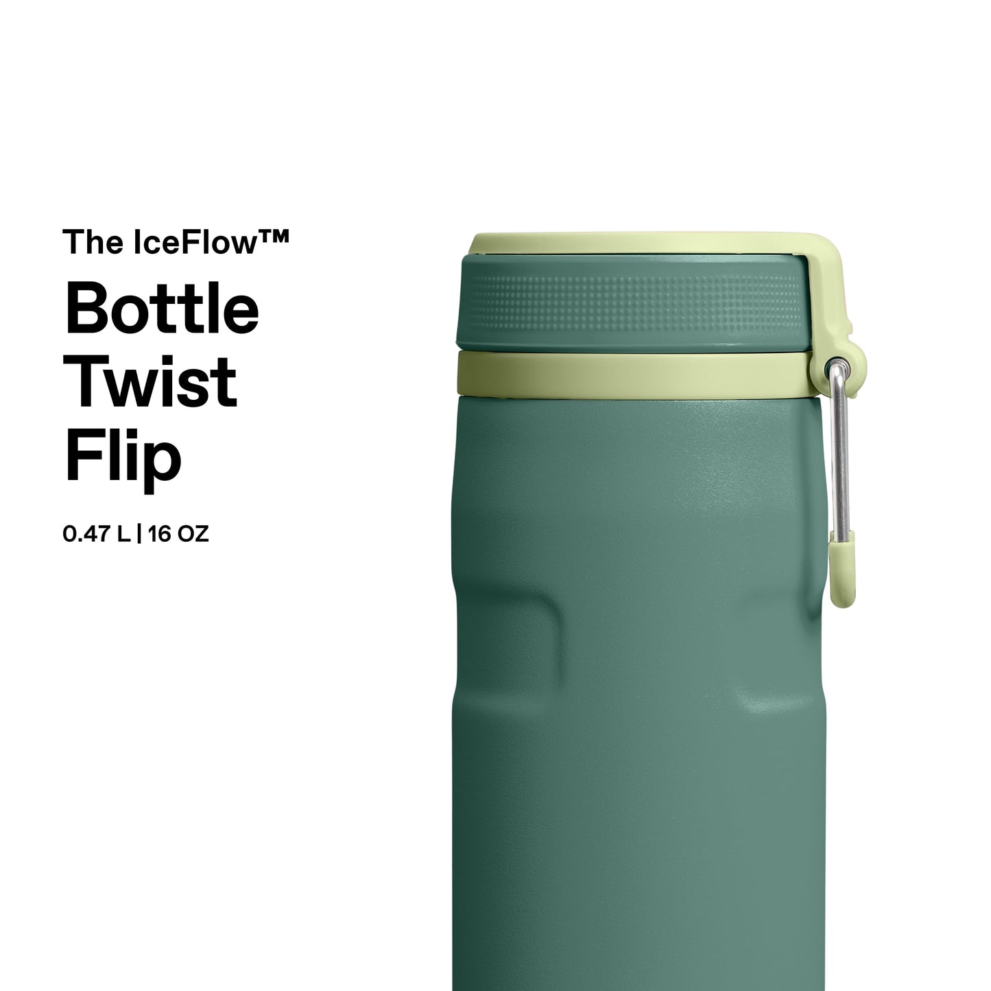 Stanley 1913 IceFlow Bottle Twist Flip 0.47L - Shale - 100000115780
