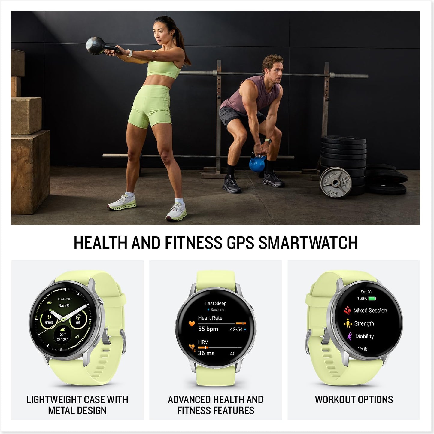 Garmin Venu 4 45mm - fitness smartwatch - 010-03014-02