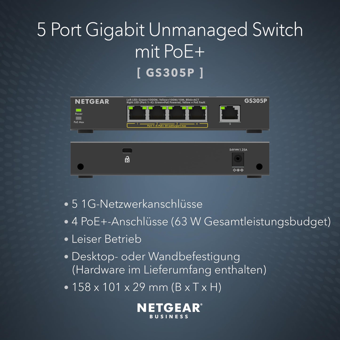 Netgear GS305P (GS305P-300EUS)