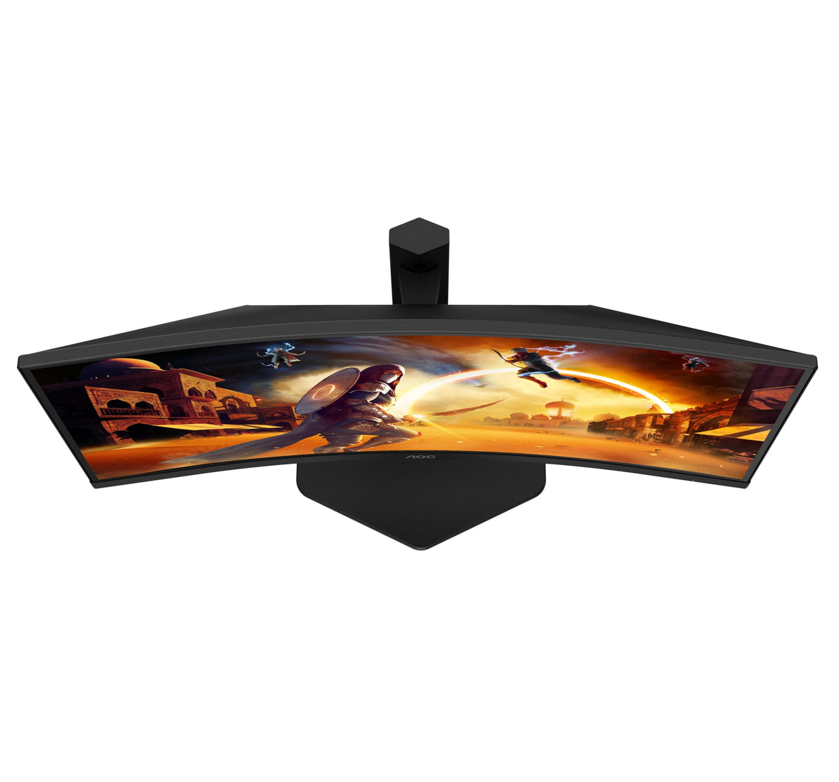 AOC C27G4ZXU Monitor de gaming curbat de 27 inch, FHD, cu hub USB, 280Hz, panou Fast VA, 1ms GtG, HDR10, FreeSync Premium, ajustare pe înălțime, difuzoare, (1920x1080 HDMI 2X 2.0 DP 1x 1.4) Negru
