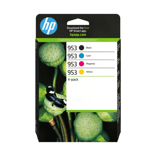 HP 953 4-Pack CMYK(4) Original Combo Ink Cartridge - 6ZC69AE#LS1