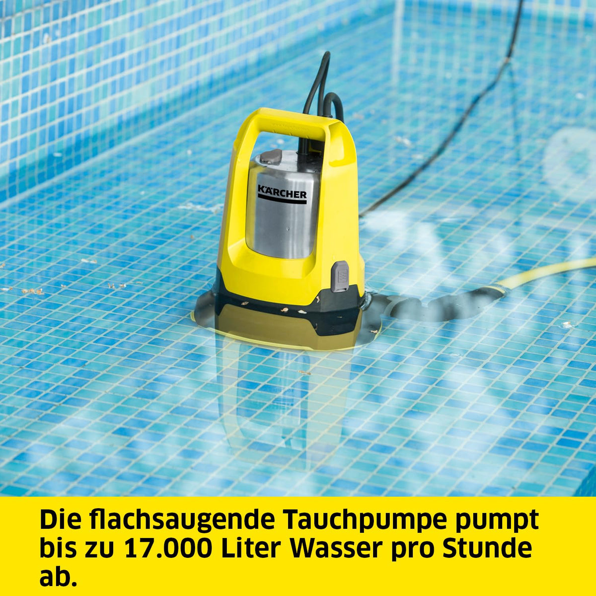 Kärcher SP 17.000 Flat Level Sensor flat suction submersible pump - 1.645-840.0