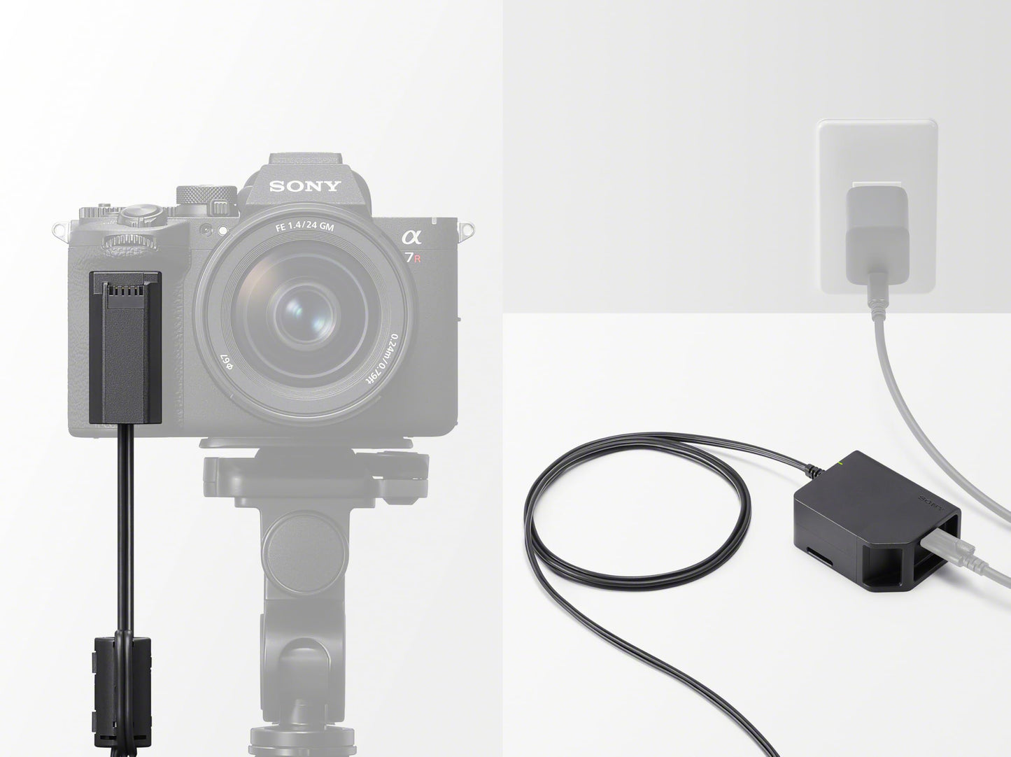 Sony DC-C2 | Battery coupler (USB power delivery adapter for cameras with NP-SA100, ideal for continuous operation, streaming & studio recordings, compatible with Sony A7 RVI)