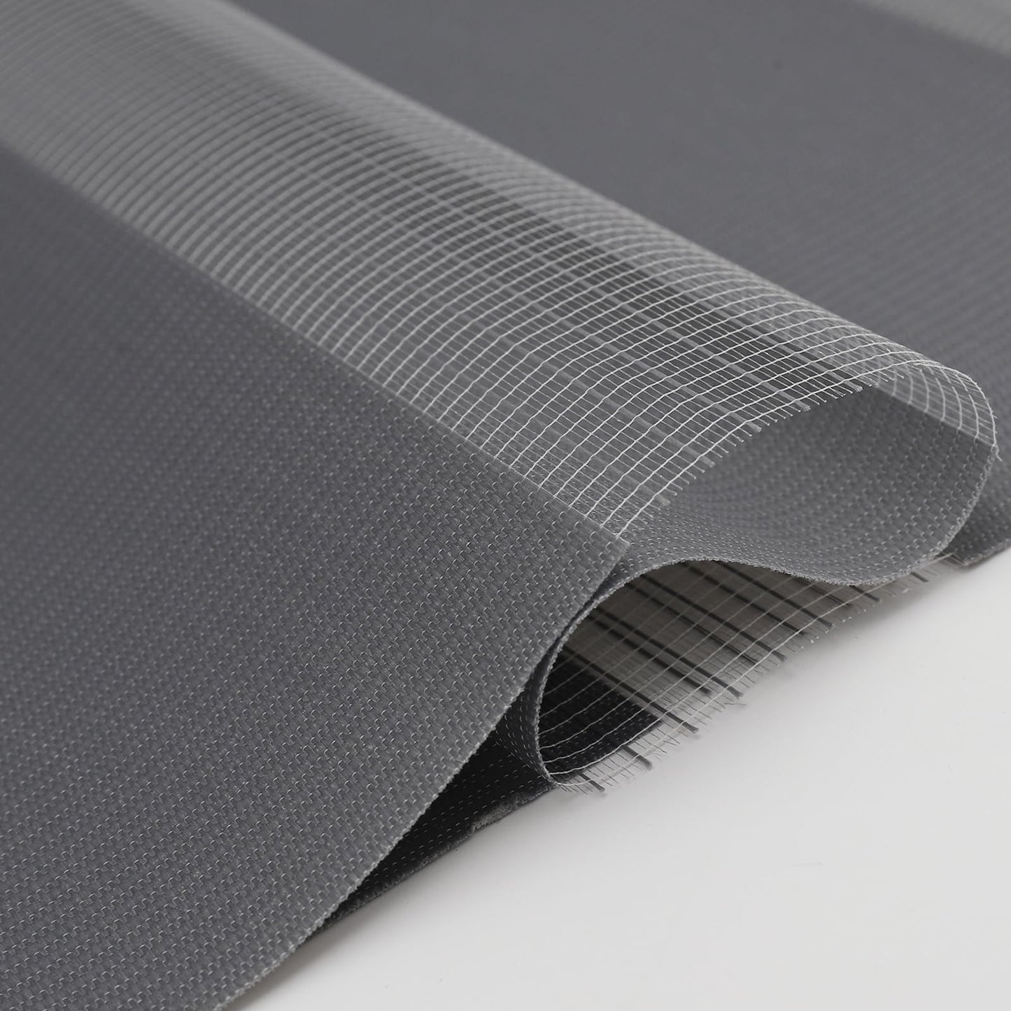 Sekey double roller blind Klemmfix without drilling for windows, double roller blind 65 cm wide, duo roller blind sun protection, 65x100cm, dark gray - BL-2357