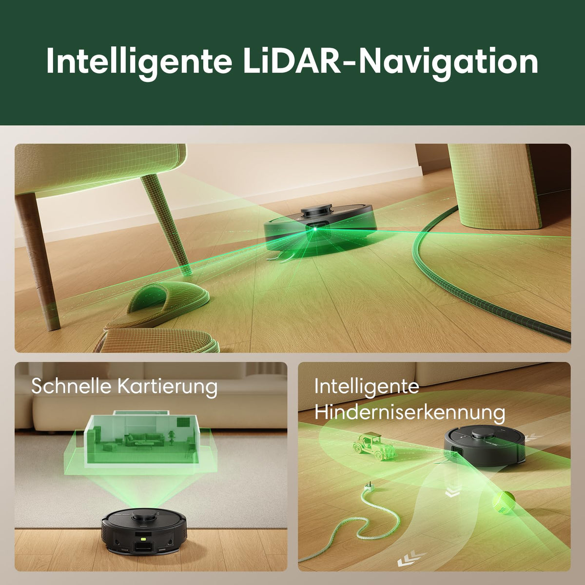 iRobot Roomba Mini Vacuum Robot with Mopping Function, AutoEmpty Base, LiDAR - F155040
