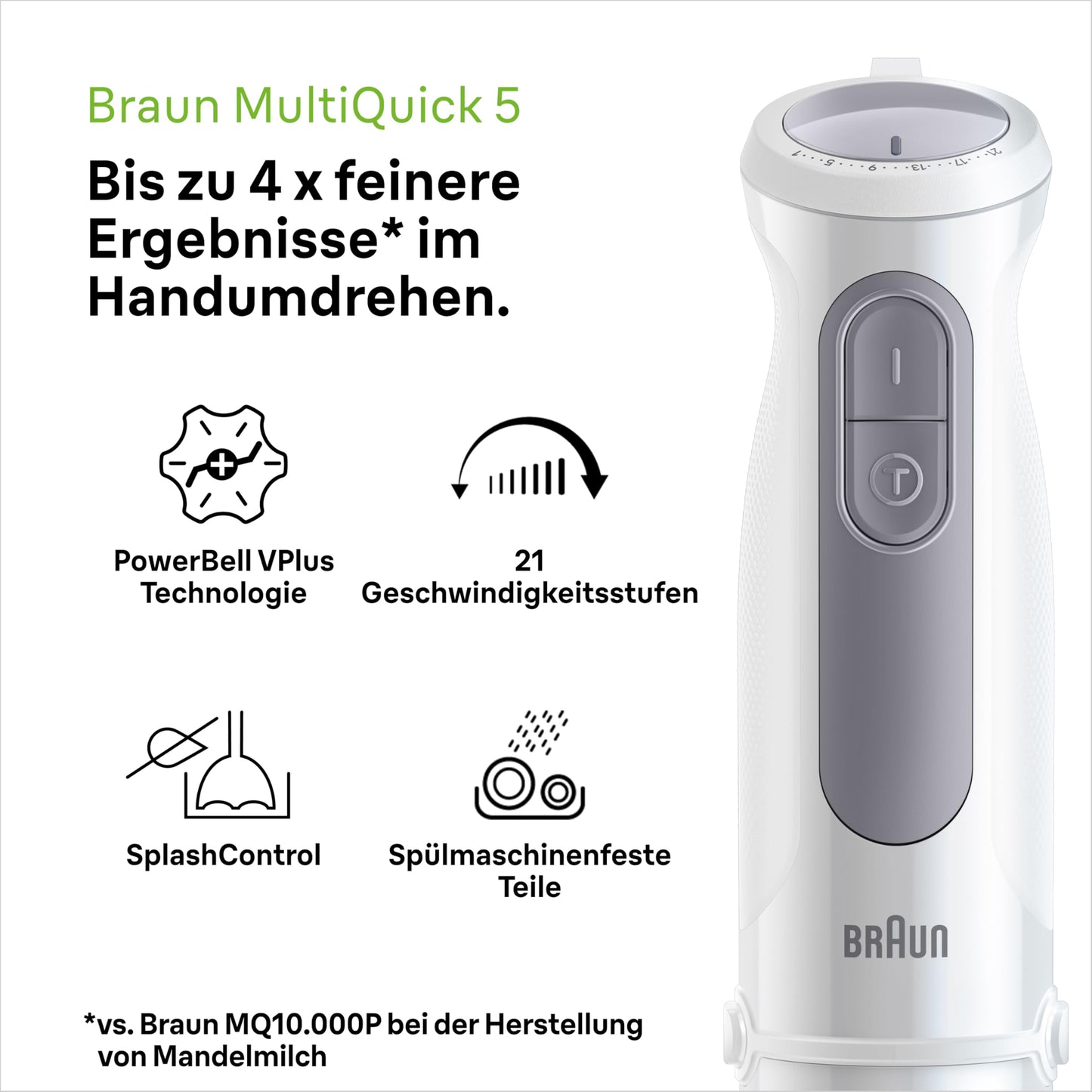 Braun Stabmixer MultiQuick 5 MQ 50236 M  MQ50236M